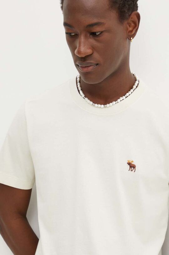 

Хлопковые футболки, 3 пары Abercrombie & Fitch, бежевый