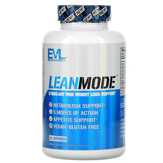 Поддержка потери веса EVLution Nutrition LeanMode без стимуляторов, 150 растительных капсул цена и фото