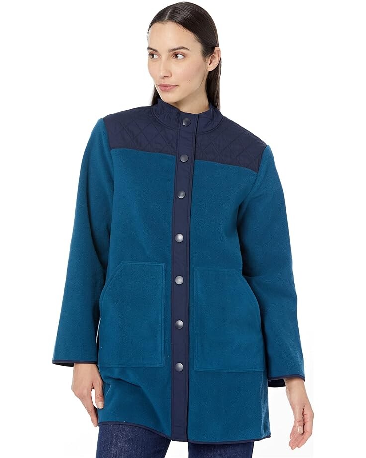 

Пальто Draper James Button-Down Fleece, нави