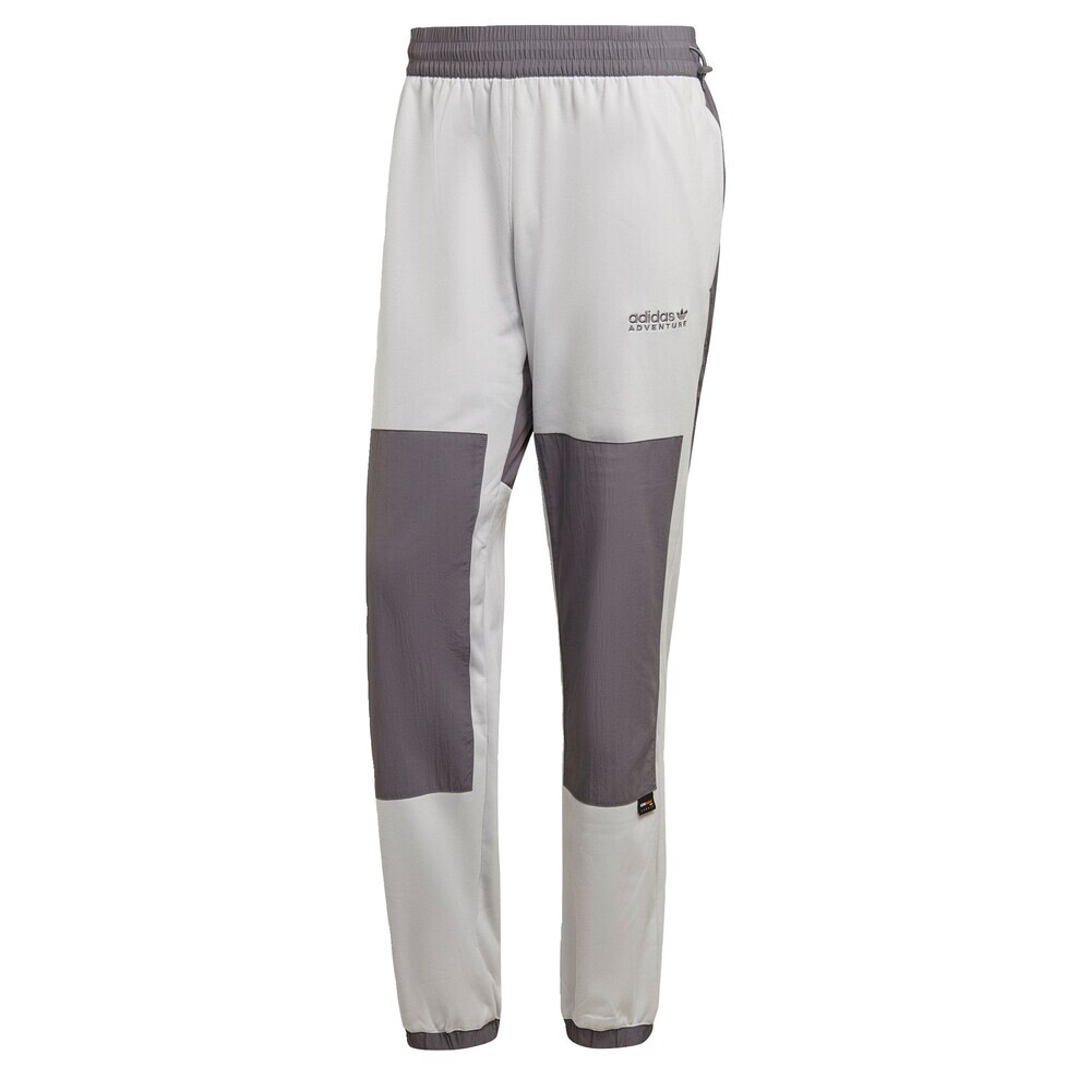

Зауженные брюки Adidas Adventure, светло-серый/темно-серый