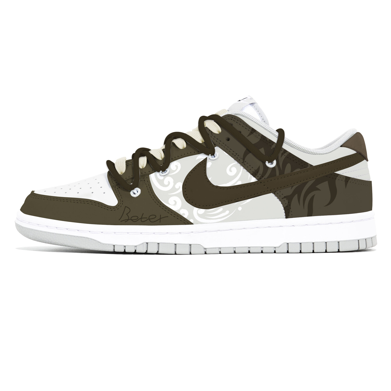 

Кеды Nike Dunk Skateboard Shoes Unisex Low-Top Brown