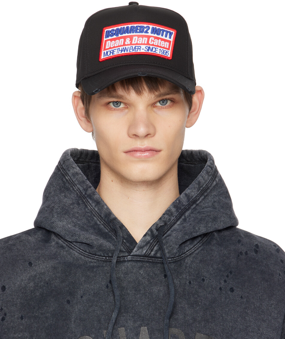 

Черная грязная кепка Dsquared2