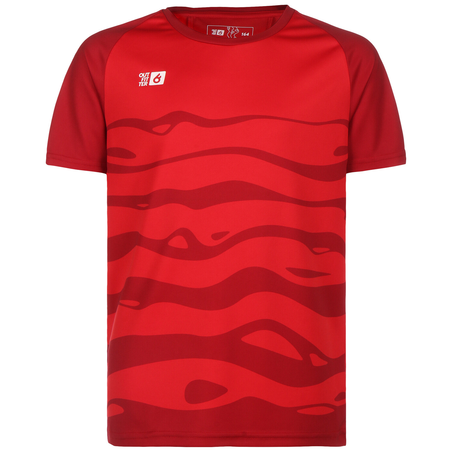

Рубашка OUTFITTER Trikot OCEAN FABRICS TAHI Match Jersey IKA, красный