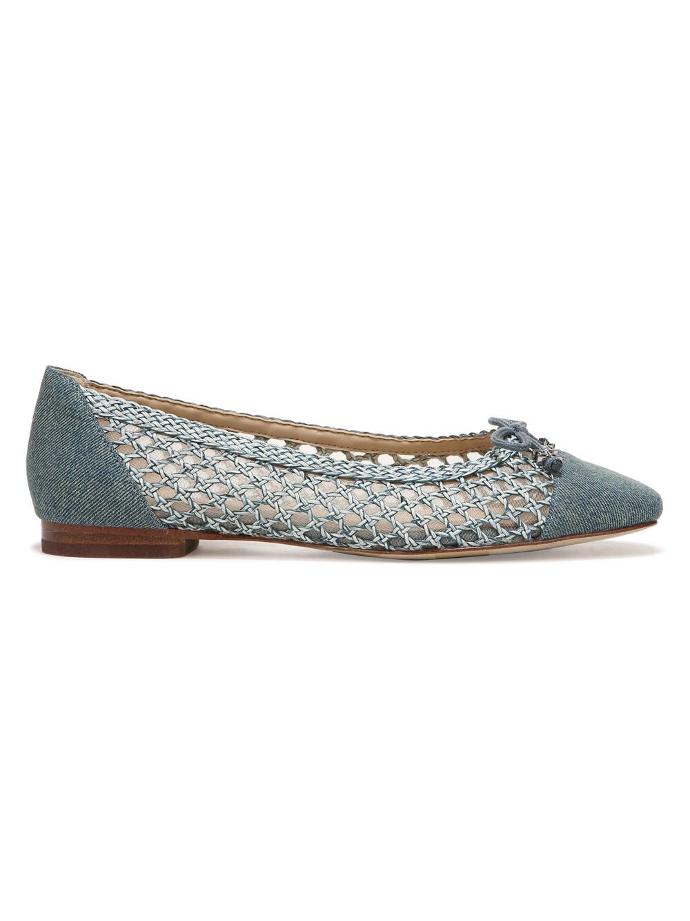 

Майские плетеные балетки Sam Edelman, синий