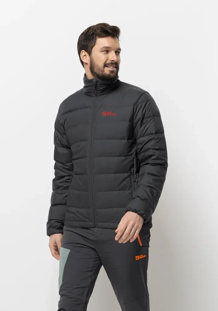 

Пуховик Jack Wolfskin "ATHER DOWN JKT M", с капюшоном, цвет Phantom