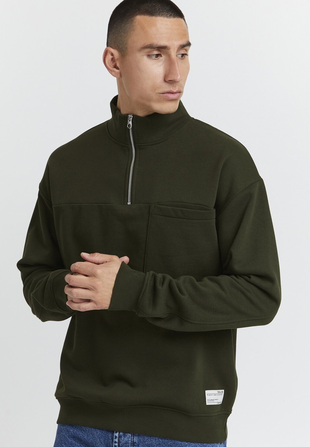 

Толстовка SDMASON HALFZIP SW Solid, цвет rosin