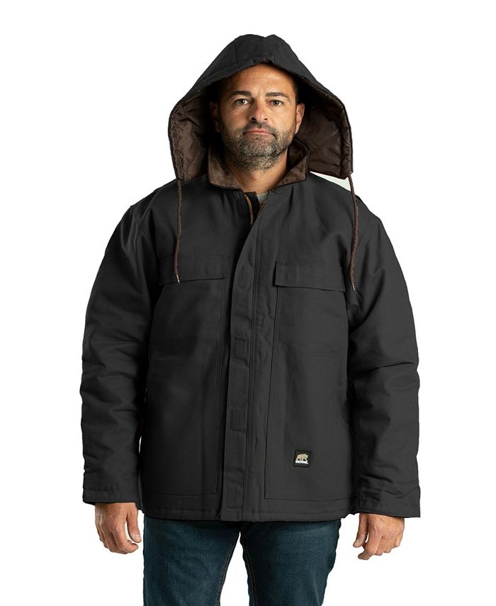 Мужское пальто Heritage Duck Chore большого размера; Высокий Berne, черный