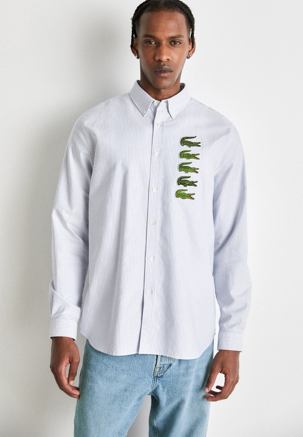 

Рубашка Lacoste УНИСЕКС, цвет white/overview