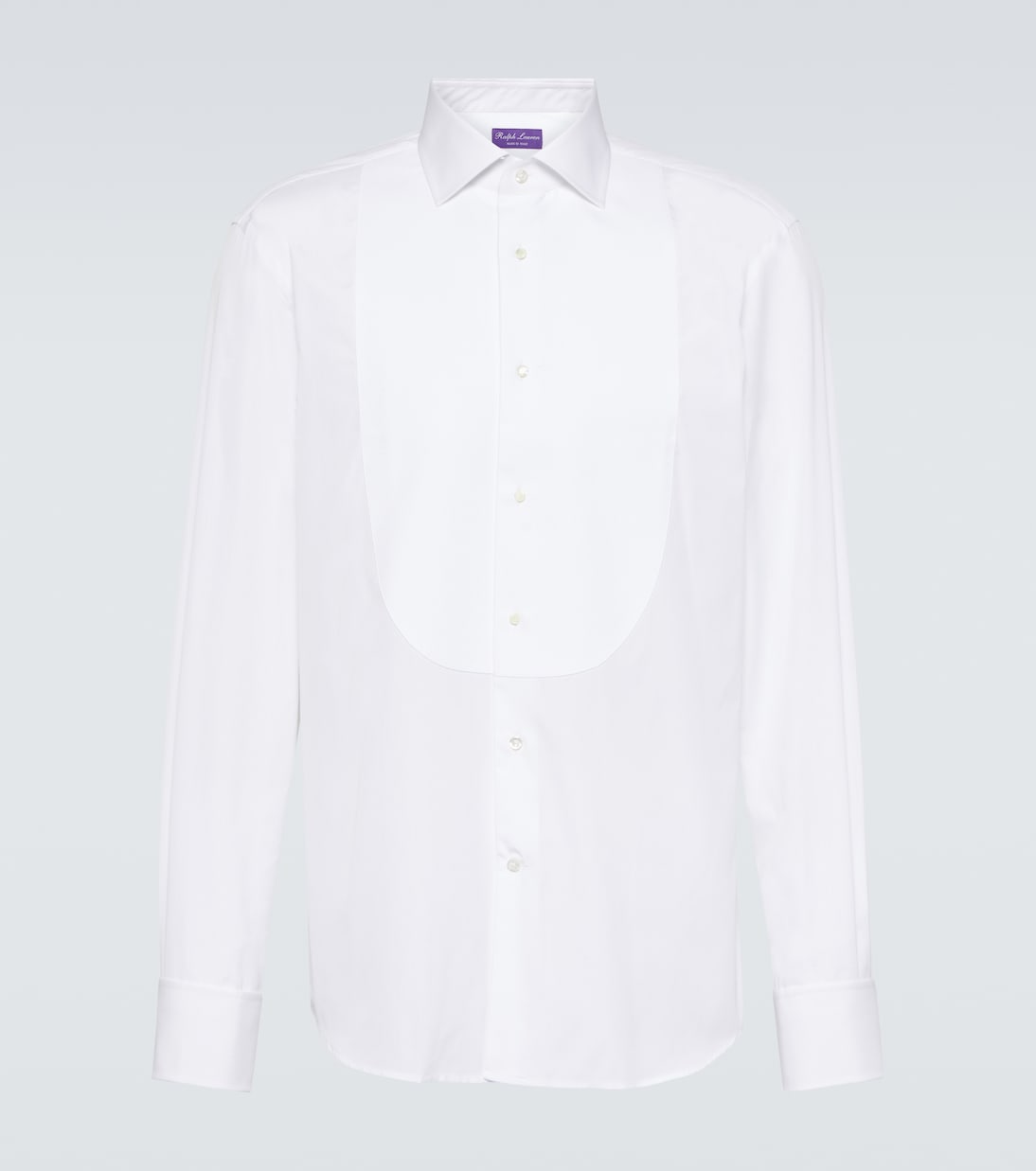 Хлопчатобумажную рубашку Ralph Lauren Purple Label, белый мазь держания swix vp50 purple 3 0 45g белый