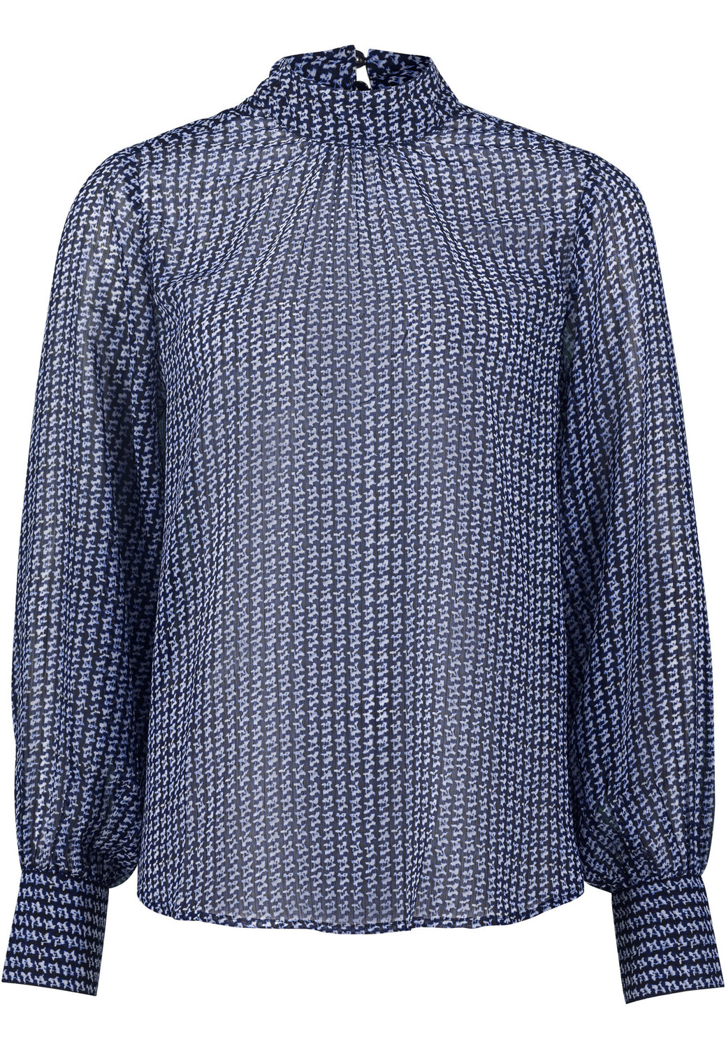 

Блуза Zero Chiffon mit Print, цвет Dark BlueBlue