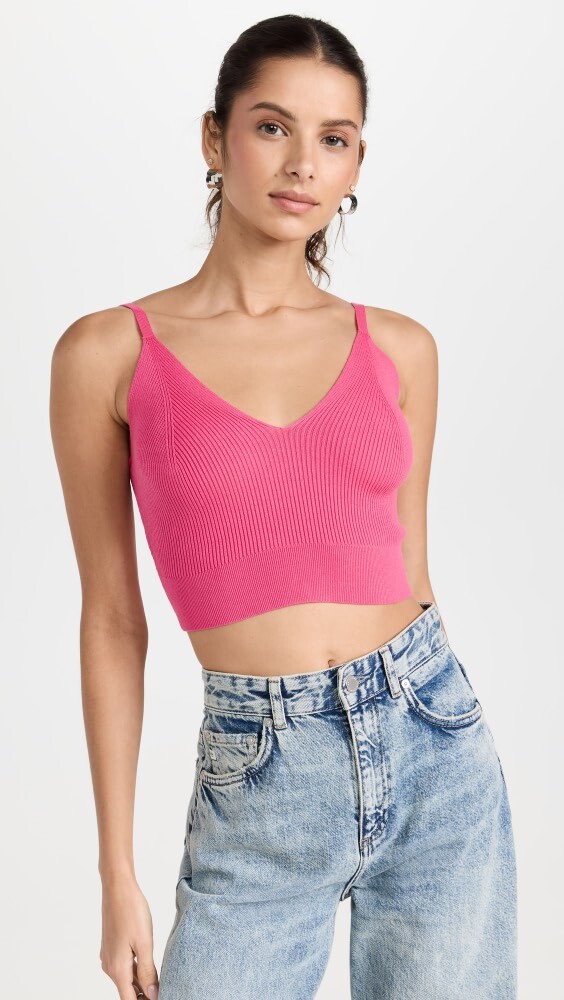 

Топ Scotch & Soda Knitted Bra, розовый
