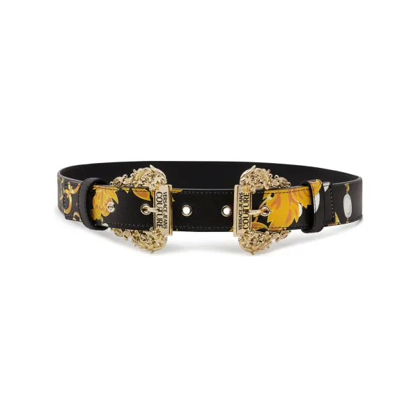 

Ремень с добавлением кожи Versace, черный
