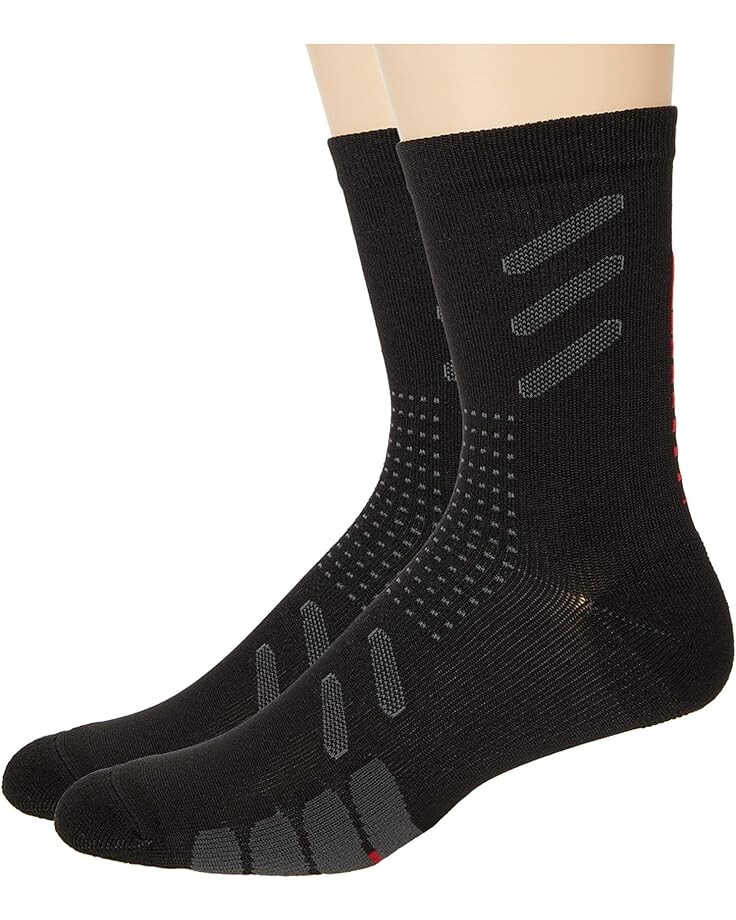 Носки Eurosock Bike Crew Compression 2-Pack, черный