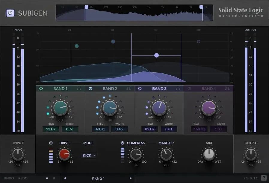 

Плагин Solid State Logic SubGen Sub-bass Harmonic Generator