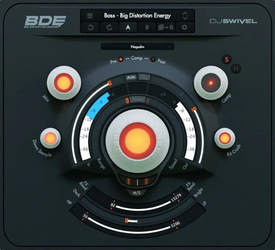 

DJ Swivel BDE: плагин эффектов Big Distortion Engine