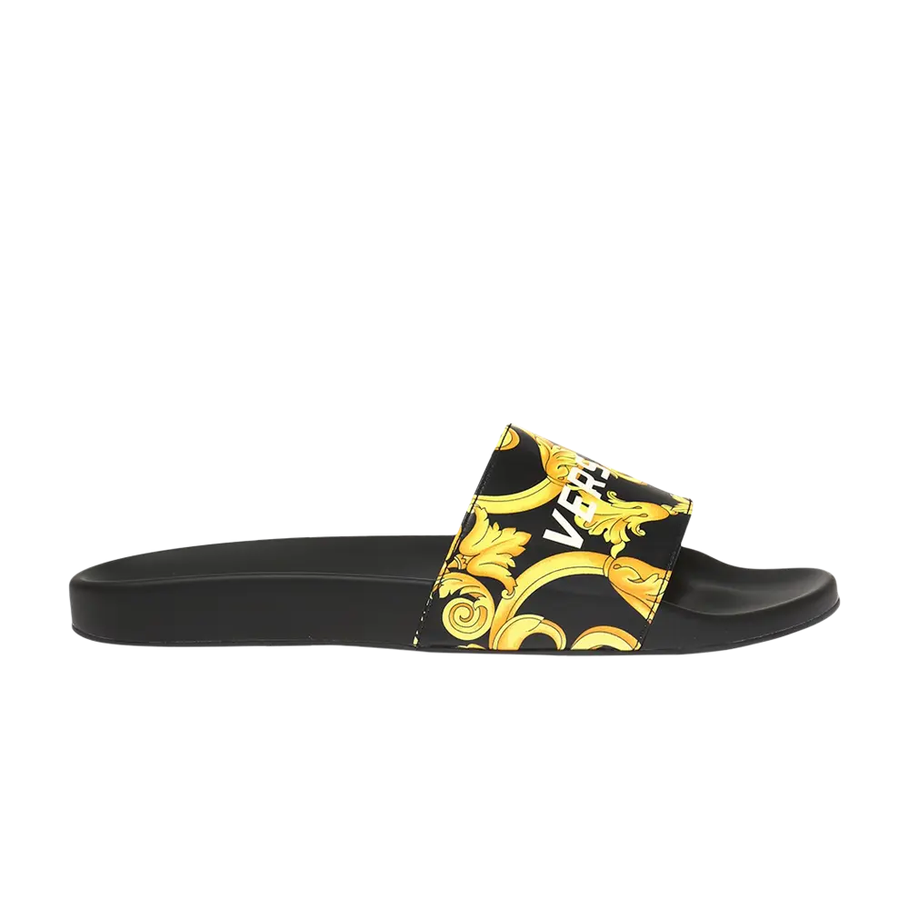 

Шлепанцы Versace Slide, черный