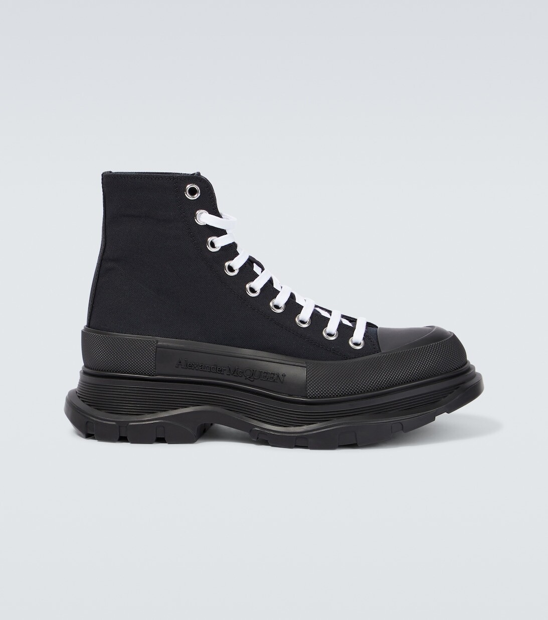 

Высокие парусиновые кроссовки Tread Slick Alexander McQueen, черный