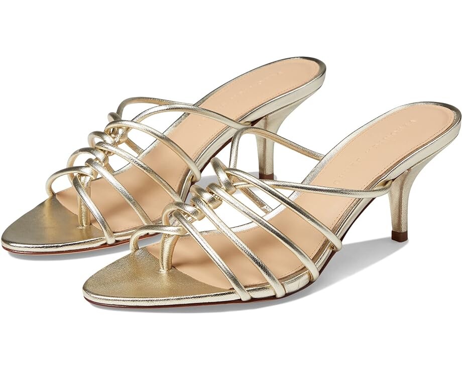 

Туфли Veronica Beard Gaffney, цвет Platinum/Gold Leather