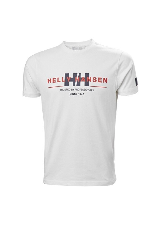 

Белая мужская футболка с круглым вырезом Helly Hansen, Белый