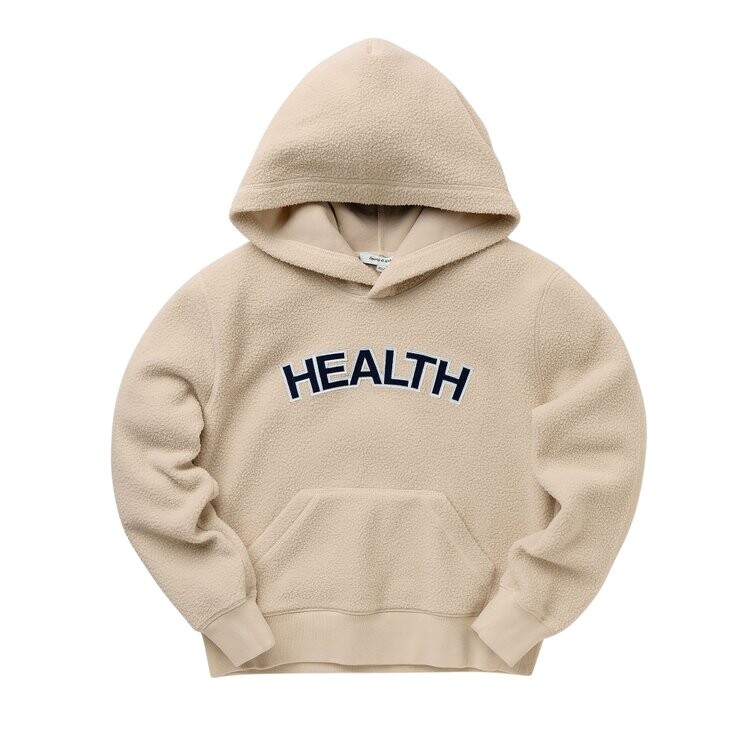 

Худи Sporty & Rich Sherpa Fleece Cropped 'Cream', кремовый