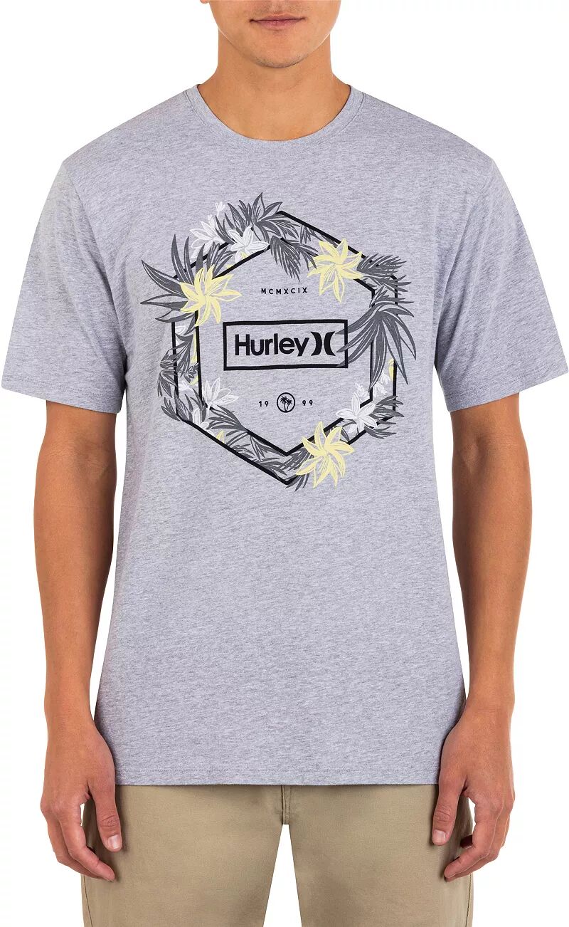 Мужская футболка Hurley Jungler на каждый день мужская футболка hurley whirlpool на каждый день белый