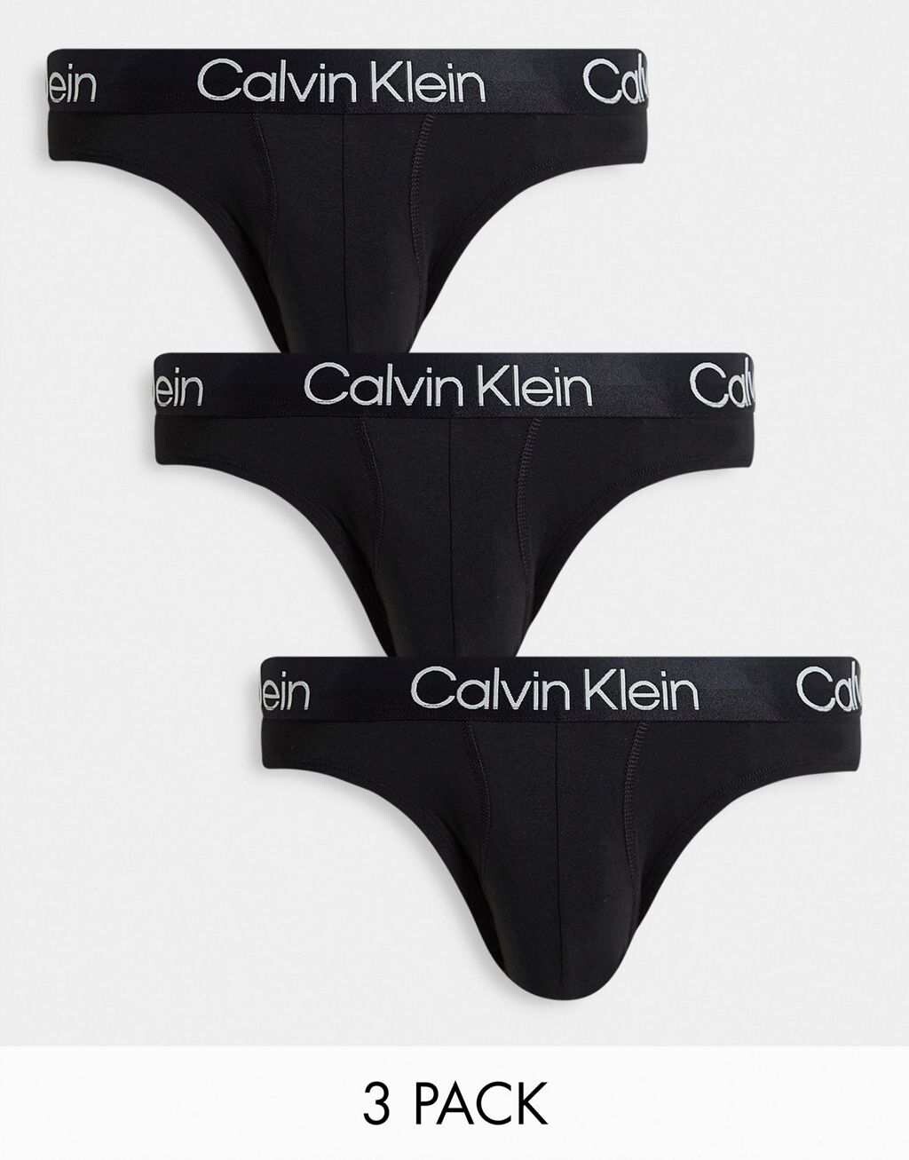 

Черные трусы на бедрах Calvin Klein (3 шт.)