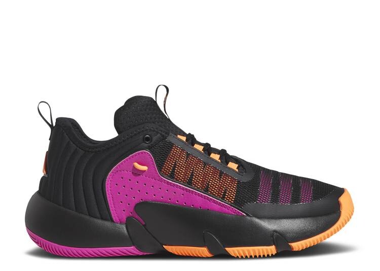 

Кроссовки Adidas TRAE UNLIMITED 'BLACK LUCID FUCHSIA ORANGE', черный