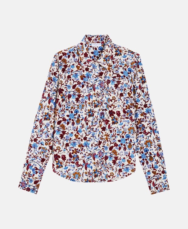 

Шнуровая блузка Claudie Pierlot, бордовый
