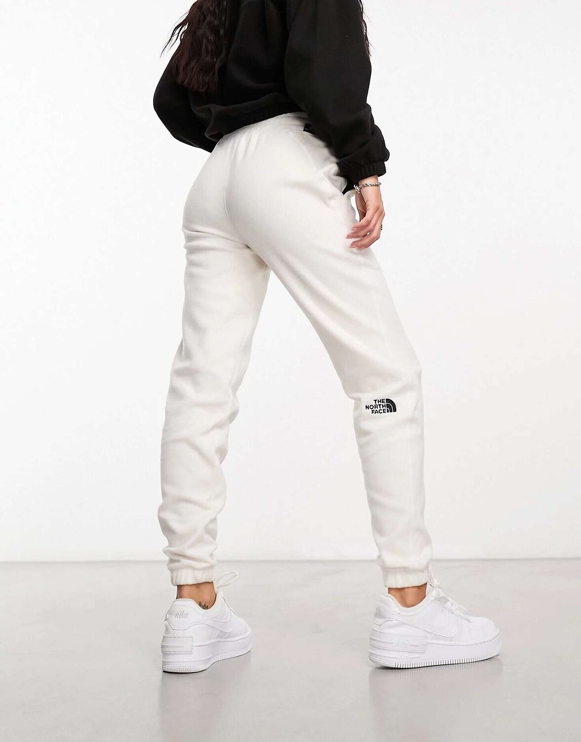 

Кремовые флисовые джоггеры The North Face Glacier 100