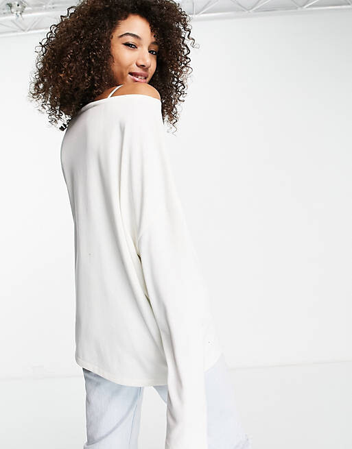 

Белая футболка с длинными рукавами Allsaints Rita, Белый