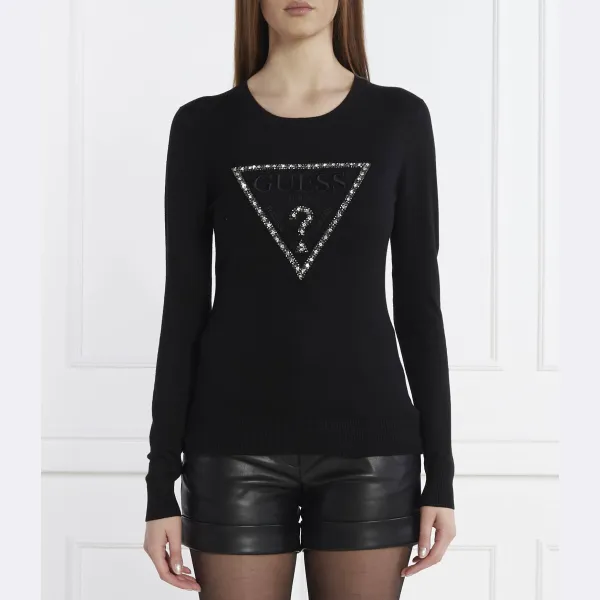 

Облегающий свитер Guess, черный