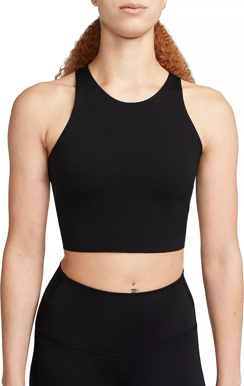 

Женская укороченная майка Nike Yoga Dri-FIT Luxe, черный