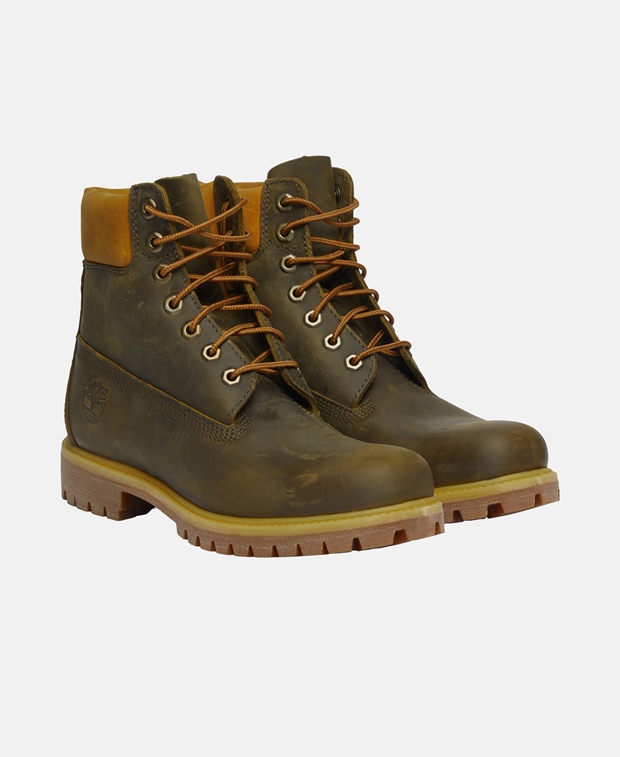 

Ботинки на шнуровке Timberland, хаки