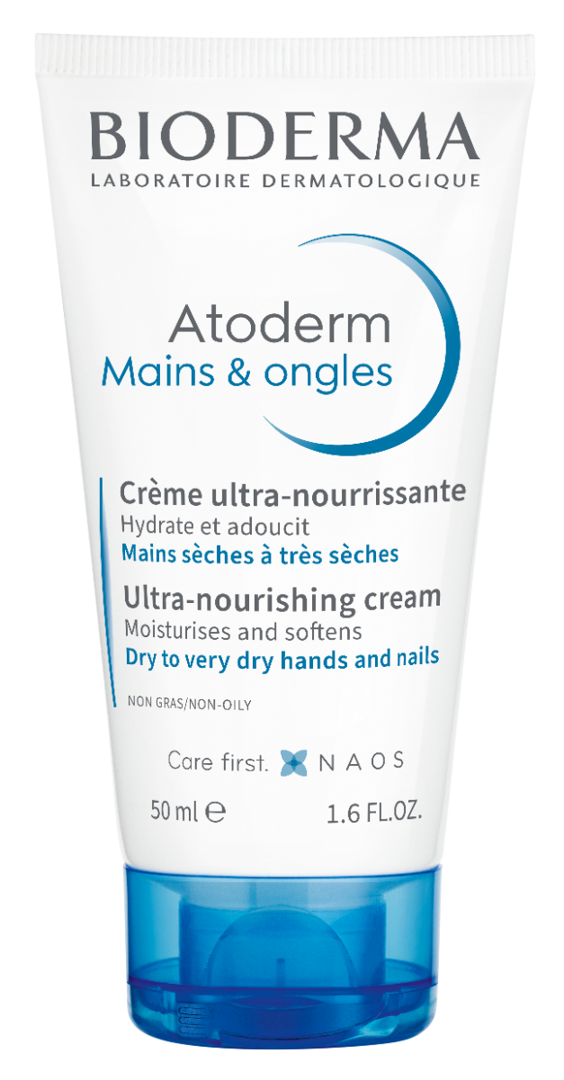 крем для рук bioderma atoderm hands repairing cream 50 мл Bioderma Atoderm Mains & Ongles крем для рук и ногтей, 50 ml