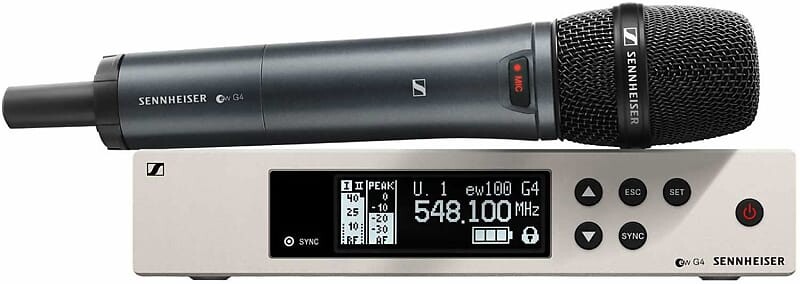 

Вокальный микрофон Sennheiser EW 100 G4-835-S Wireless Handheld Microphone System (Band A, 516-558 MHz)