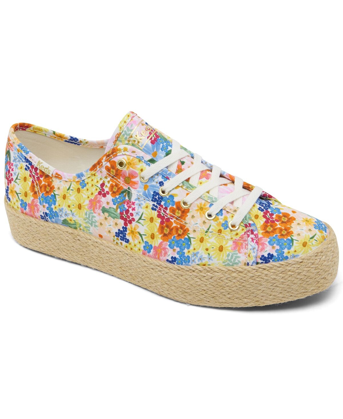 

Женские повседневные кроссовки Triple Kick Jute Margaux на платформе x Rifle Paper Co от Finish Line Keds