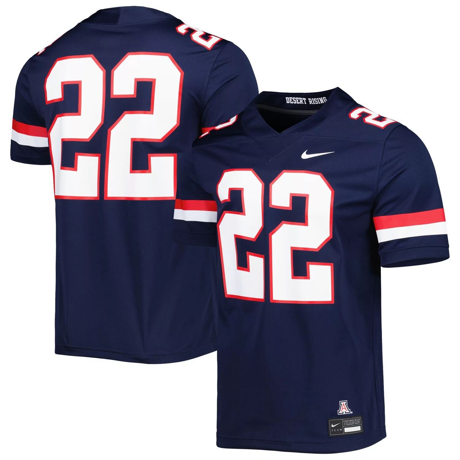 

Мужская футбольная майка Nike #22 Navy Arizona Wildcats Untouchable