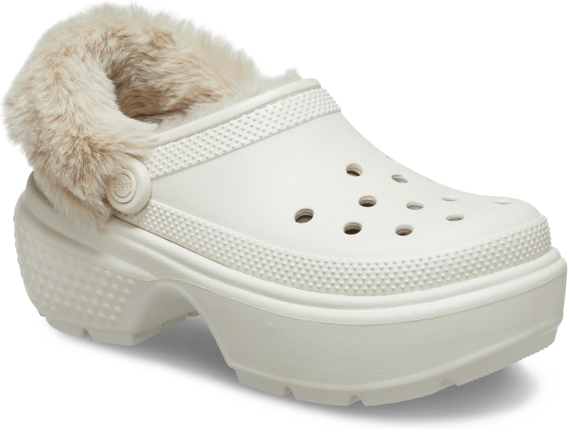 Сабо Classic Lined Stomp Clog Crocs, цвет Stucco ботинки crocs stomp lined boot цвет stucco