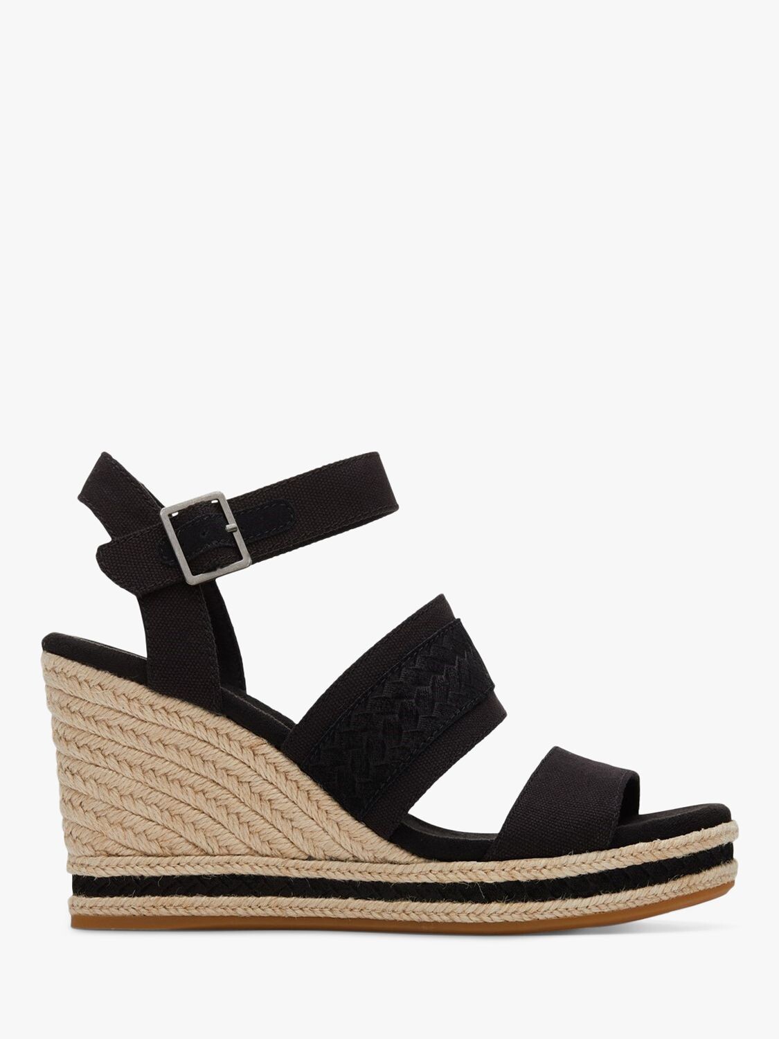 

TOMS Madelyn Босоножки на танкетке, черные