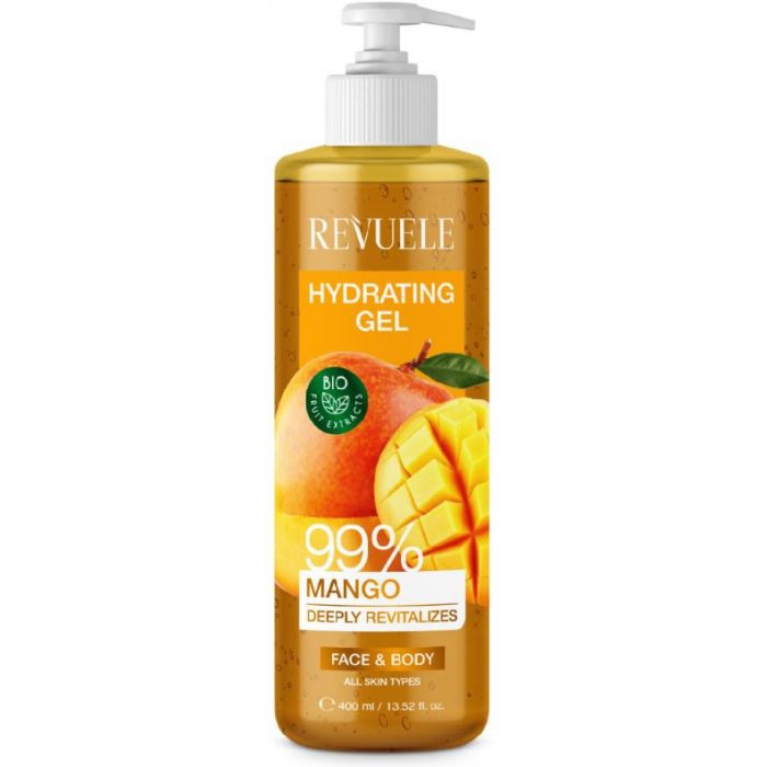 Крем для лица Gel Hidratante Mango 99% Revuele, 400 ml питательный восстанавливающий гель для лица и тела манго 99% natural mango 400мл