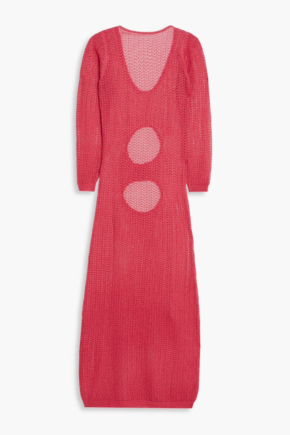 

Платье миди вязки крючком Shany с металлизированным вырезом и вырезом Antik Batik, коралл