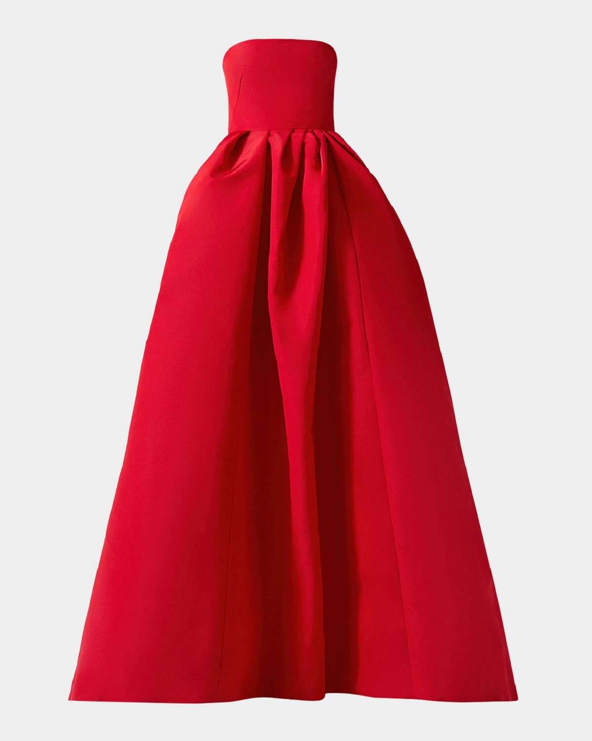 

Шелковое бальное платье без бретелек Carolina Herrera, цвет Herrera Red