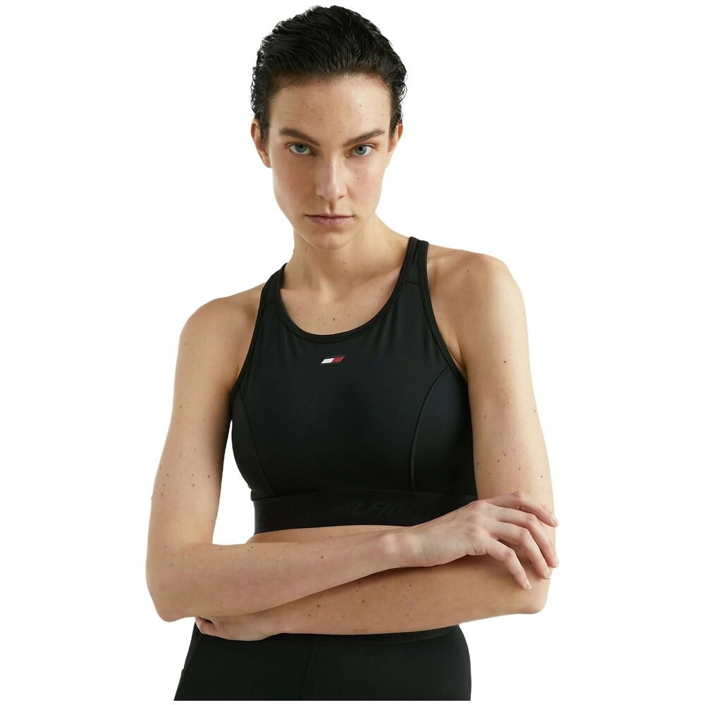 

Спортивный бюстгальтер Tommy Hilfiger Essential, черный
