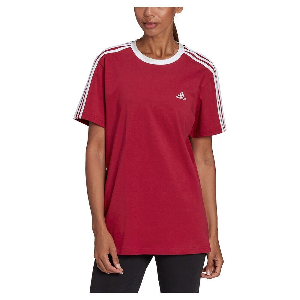 

Футболка с коротким рукавом adidas 3 Stripes BF, красный