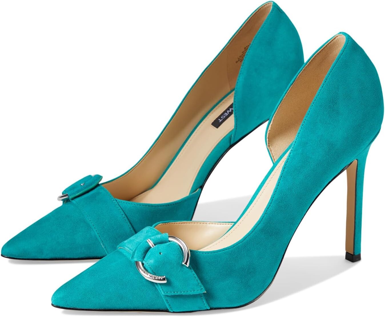 

Туфли Finite Nine West, цвет Bright Teal Suede