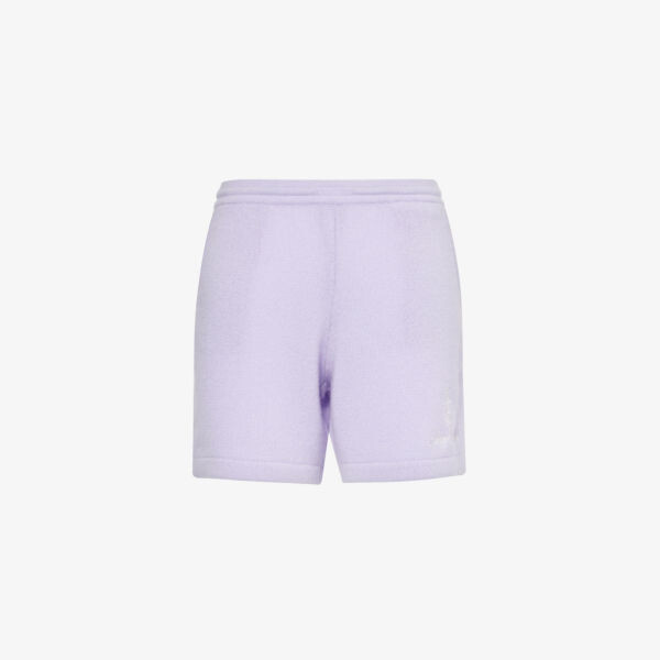 

Кашемировые шорты vendome с вышивкой Sporty & Rich, белый