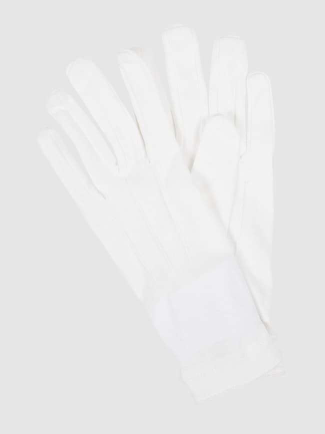 

Хлопковые перчатки Nitzsche Accessoires, белый