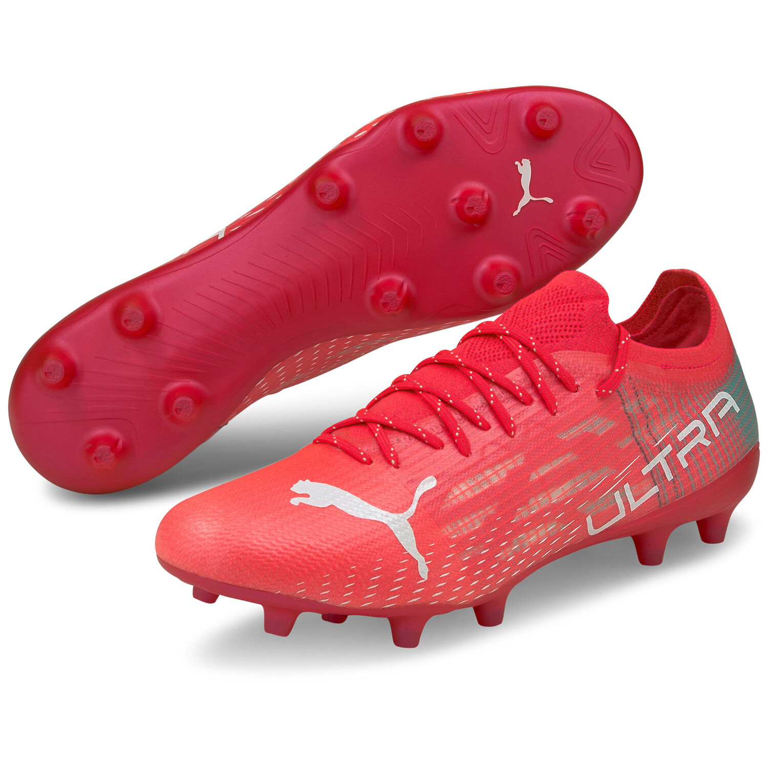 

Спортивные кроссовки Puma Fußballschuh ULTRA 1.3, цвет neonrot/weiß