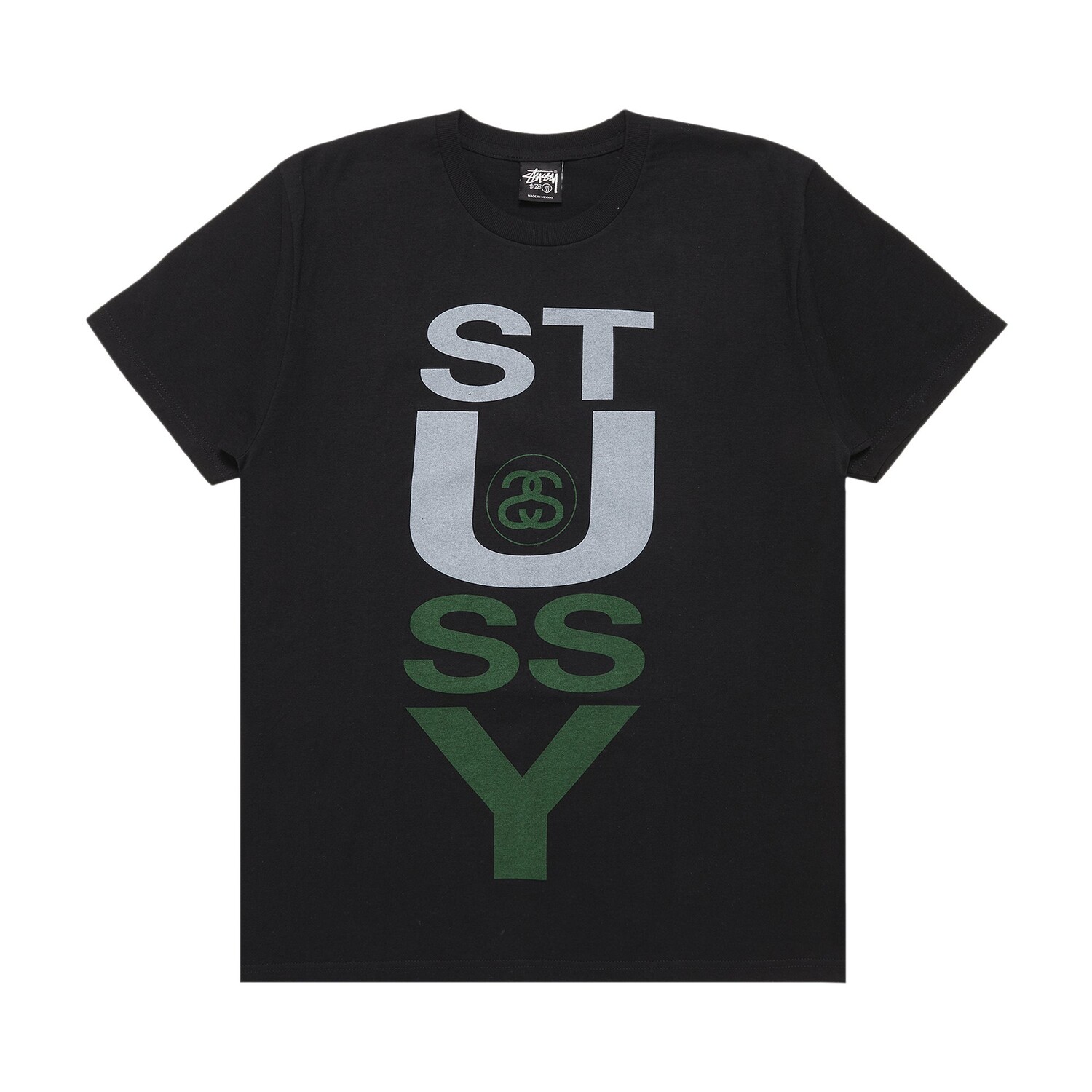 

Винтажная футболка Stussy Billboard, черная, Черный