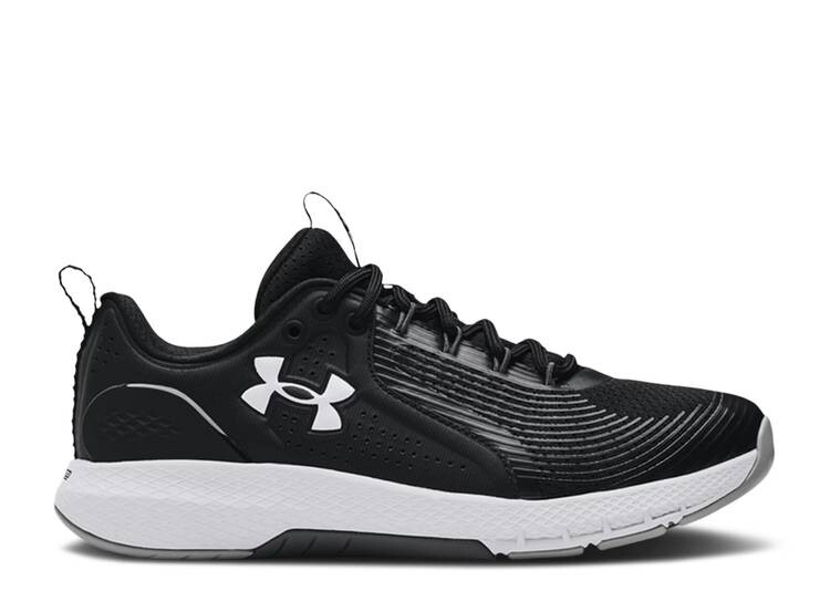 

Кроссовки Under Armour CHARGED COMMIT 3 4E WIDE 'BLACK WHITE', черный